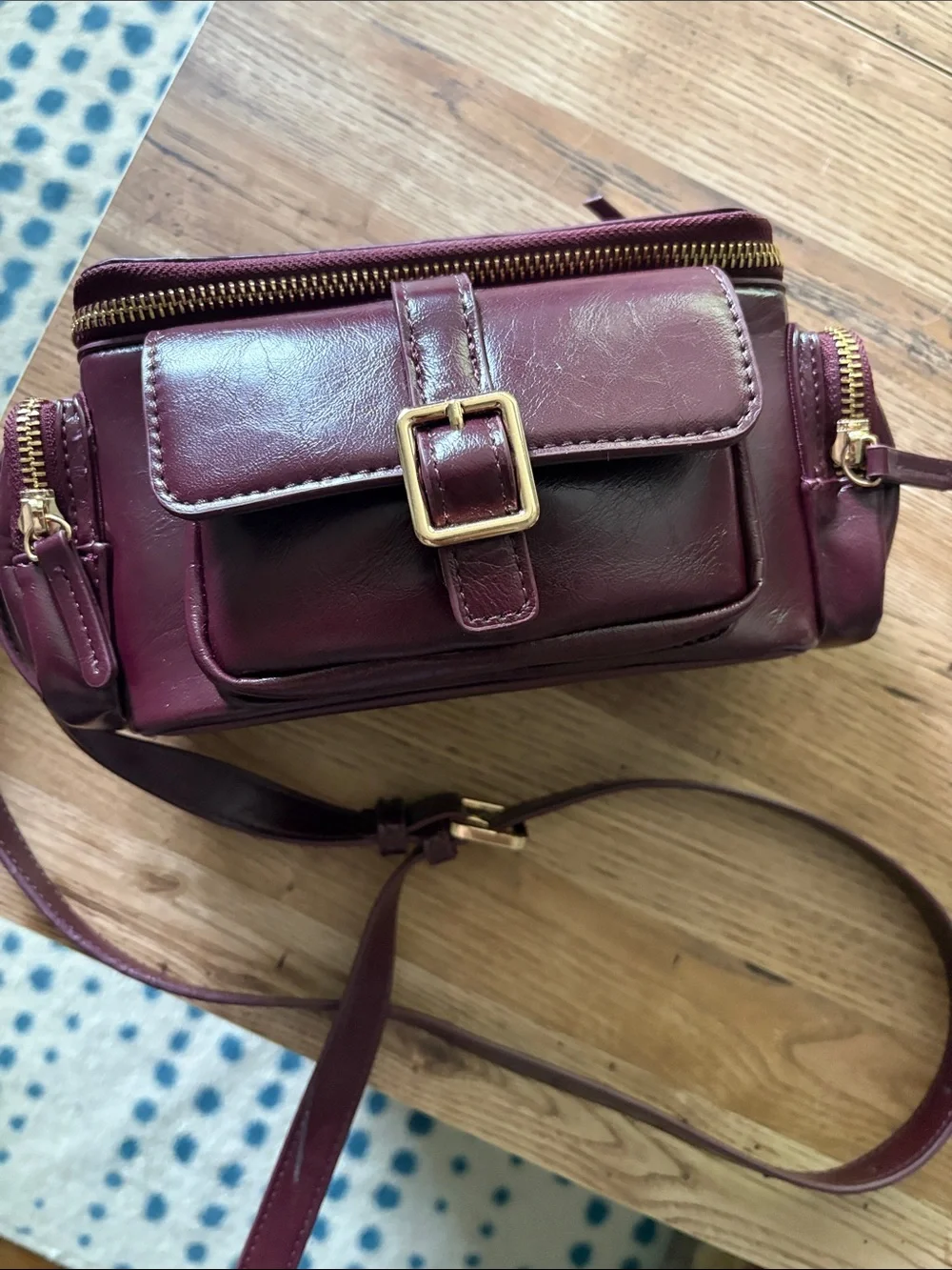 Anthropologie Multi Pocket Cargo Crossbody Bag - Picture 2 of 5